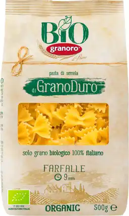 Auchan Granoro fafalle bio granoro offre