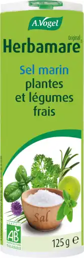 Auchan Herbamare sel marin bio plantes et légumes frais herbamare offre