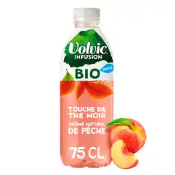 Auchan Volvic bio infusion thé pêche volvic offre