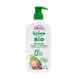 Auchan Love and green gel lavant corps et cheveux bio love and green offre