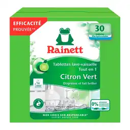 Auchan Rainett tablettes lave vaisselle rainett offre