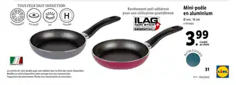 Lidl Mini-poêle en aluminium offre