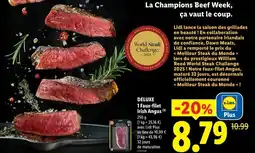 Lidl Deluxe faux-filet irish angus offre