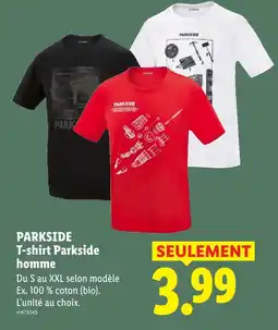 Lidl Parkside t-shirt homme offre