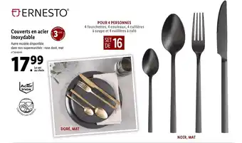 Lidl Couverts en acier inoxydable offre