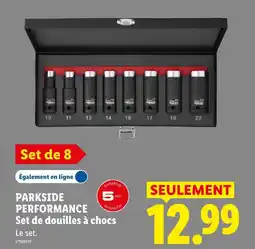 Lidl Parkside performance set de douilles à chocs offre