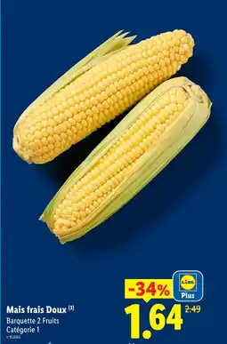 Lidl Mais frais doux offre