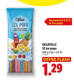 Lidl Gelatelli ice pops offre
