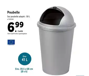 Lidl Poubelle offre