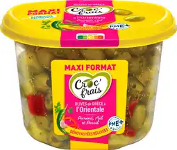 Auchan Supermarché Croc'frais olives de grèce dénoyautées à l'orientale croc'frais offre