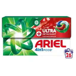 Auchan Supermarché Ariel capsules de lessive ultra détachantes ariel offre