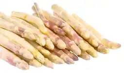 Auchan Supermarché Sans marque asperges blanches violettes offre