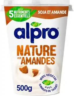 Auchan Supermarché Danone skyr nature aux amandes alpro offre