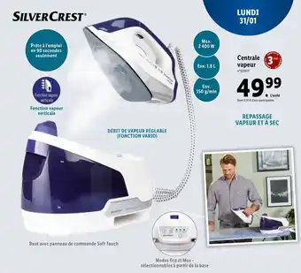 Lidl Centrale vapeur offre