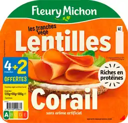 Auchan Supermarché Fleury michon tranches végétales lentilles corail fleury michon offre
