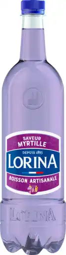 Auchan Supermarché Lorina lorina eau aromatisée myrtille offre
