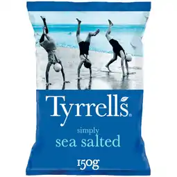 Auchan Supermarché Tyrrell s chips au sel de mer tyrrell's offre