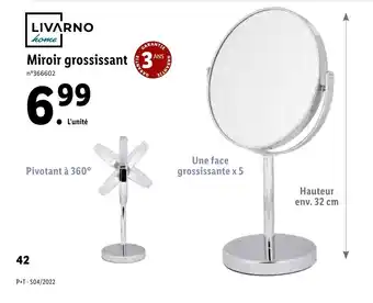 Lidl Miroir grossissant offre