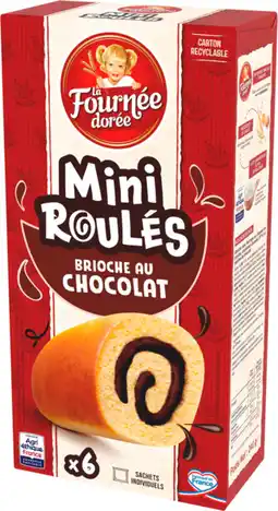Auchan Supermarché La fournee doree mini roulés chocolat la fournée dorée offre