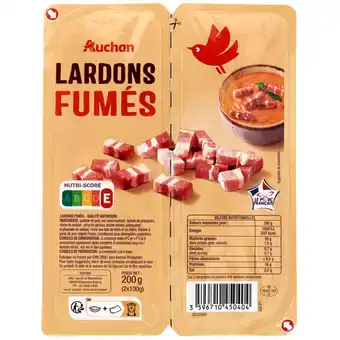 Auchan Supermarché Auchan lardons fumés auchan offre