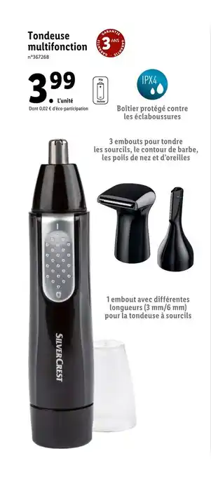 Lidl Tondeuse multifonction offre
