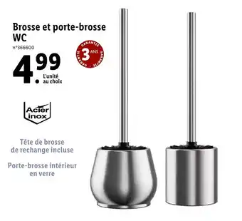 Lidl Brosse et porte-brosse WC offre