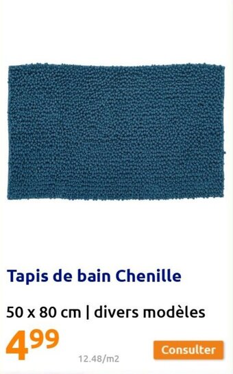 Action Tapis de bain chenille offre