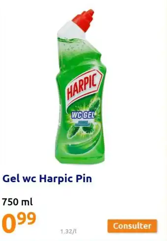 Action Gel WC harpic pin offre