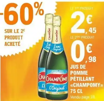 E.Leclerc Jus de pomme pétillant offre