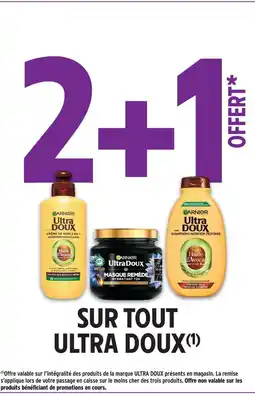 Intermarché Ultra doux 2+1 offert sur tout ultra doux offre
