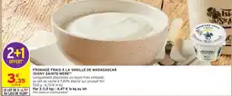 Intermarché Isigny sainte-mere fromage frais à la vanille de madagascar offre