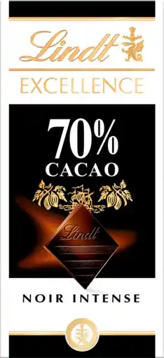 Auchan Lindt 2+1 offert au choix sur la gamme des tablettes de chocolat lindt excellence offre