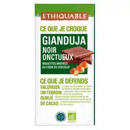 Auchan Ethiquable 25717 - bio - gdm ethiquable toutes les tablettes de chocolat offre