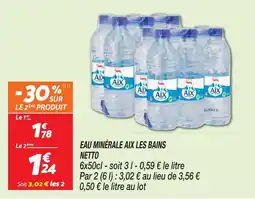 Netto Netto eau minérale aix les bains offre