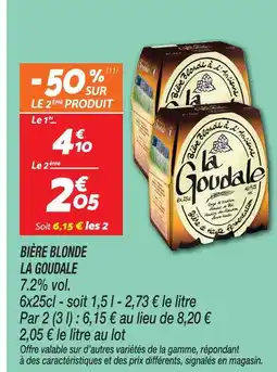 Netto La goudale bière blonde offre