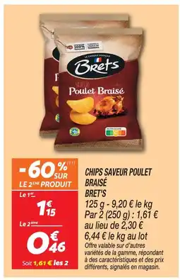 Netto Bret's chips saveur poulet braisé offre