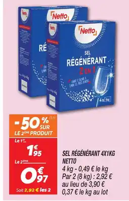 Netto Netto sel régénérant 2 en 1 offre