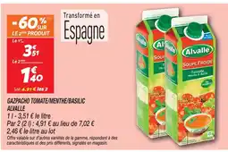 Netto Alvalle soupe froide tomate, menthe & basilic offre