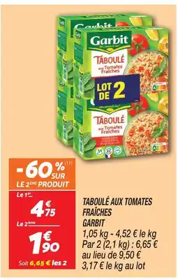 Netto Garbit taboulé aux tomates fraîches offre
