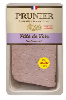 Auchan Prunier pâté de foie traditionnel prunier offre