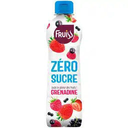 Auchan Fruiss sirop grenadine zéro sucre fruiss offre