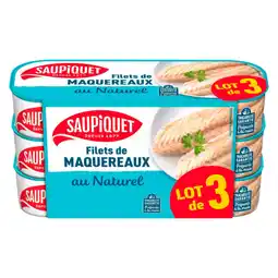 Auchan Supermarché Saupiquet filets de maquereaux au naturel saupiquet offre