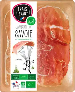 Auchan Supermarché Frais devant jambon de savoie bio offre