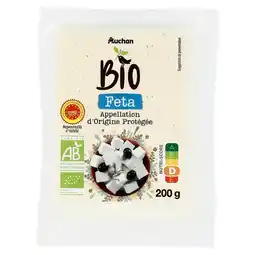 Auchan Supermarché Auchan bio féta aop auchan bio offre