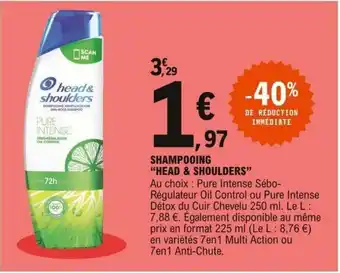 E.Leclerc Shampooing Head & Shoulders offre
