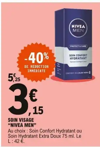 E.Leclerc Soin visage Nivea Men offre