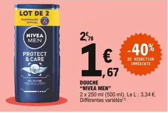 E.Leclerc Douche Nivea Men offre