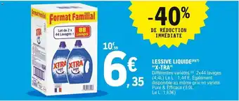 E.Leclerc Lessive liquide X-tra offre