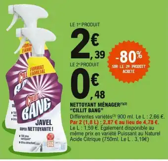E.Leclerc Nettoyant ménager offre