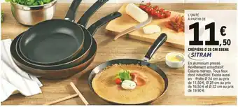 E.Leclerc Crêpière 28cm Ebene offre